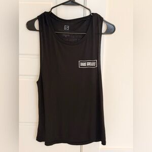 Compete Every Day brand Dare Greatly Man in Arena womens muscle tank Small